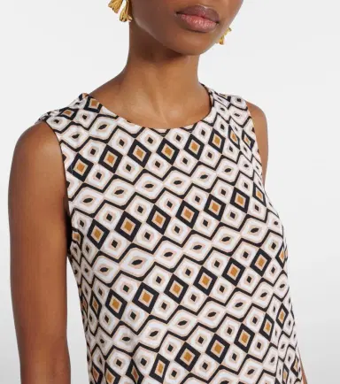 Max Mara Ersilia printed jersey top | Thumbnail 2