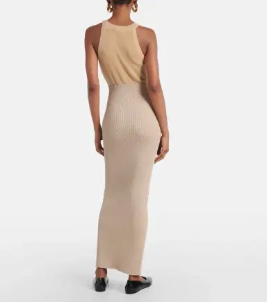 Max Mara Aprile1234 high-rise crêpe maxi skirt | Thumbnail 4