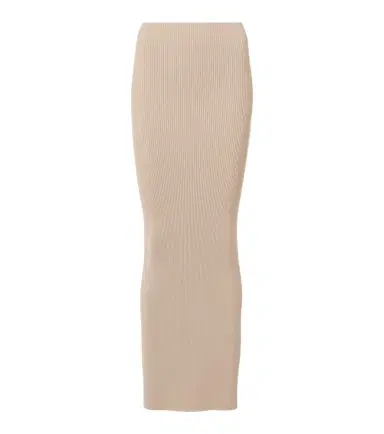 Max Mara Aprile1234 high-rise crêpe maxi skirt | Thumbnail 1