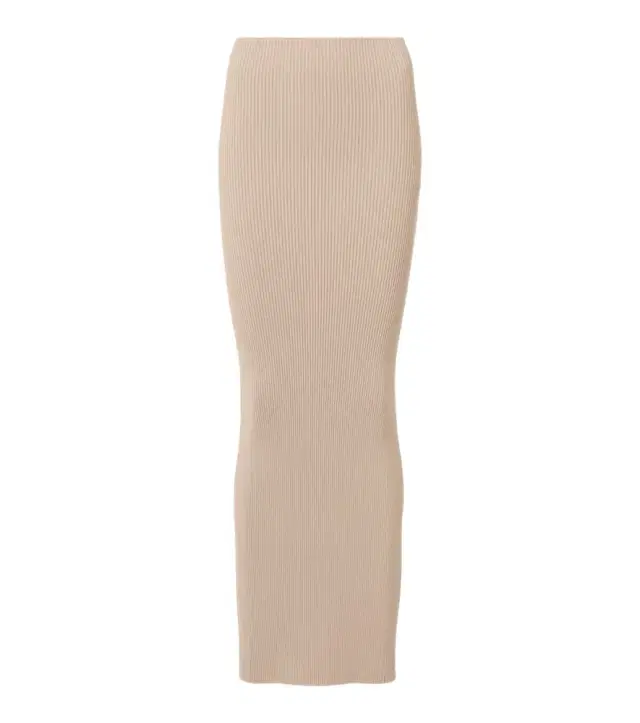 Max Mara Aprile1234 high-rise crêpe maxi skirt