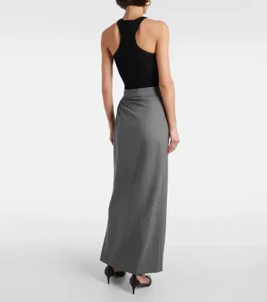 Max Mara Wool and silk maxi skirt | Thumbnail 4