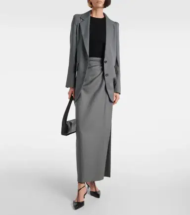 Max Mara Wool and silk maxi skirt | Thumbnail 5