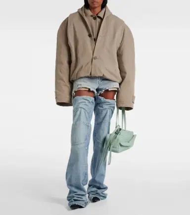 Balenciaga Carrie Small leather shoulder bag | Thumbnail 5