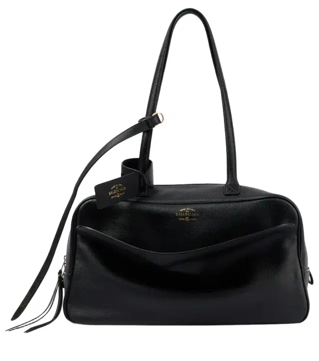 Balenciaga Carrie Medium leather bowling bag