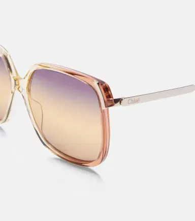 Chloe Chloé Logo oversized sunglasses | Thumbnail 4