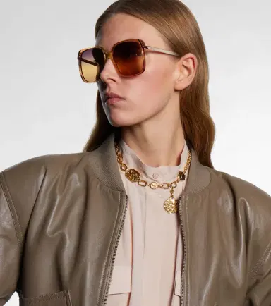 Chloe Chloé Logo oversized sunglasses | Thumbnail 5