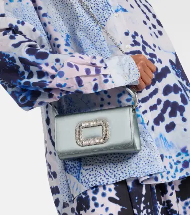 Roger Vivier Pilgrim Micro satin clutch | Thumbnail 4 Roger Vivier Pilgrim Micro satin clutch | Thumbnail 4