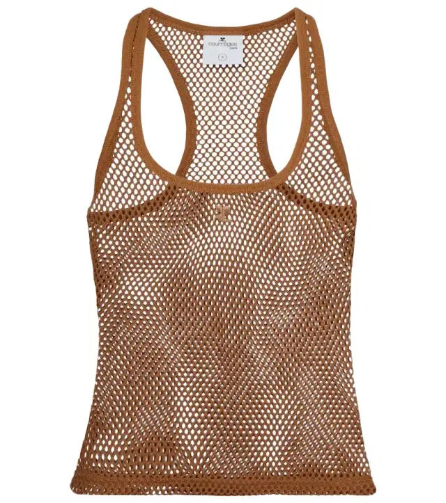 Courrèges Courrèges Scuba cotton mesh tank top