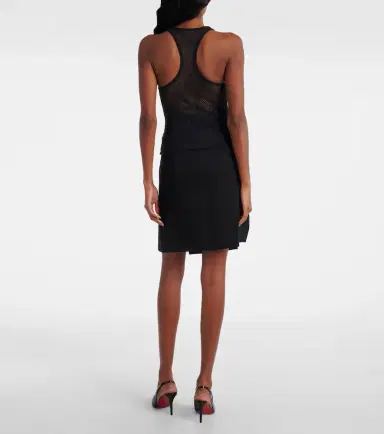 Courreges Courrèges Scuba cotton mesh tank top | Thumbnail 3