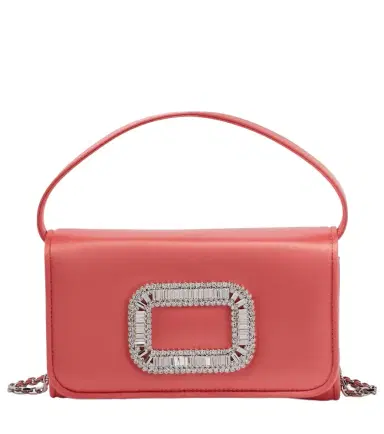 Roger Vivier Pilgrim Micro satin clutch | Thumbnail 1 Roger Vivier Pilgrim Micro satin clutch | Thumbnail 1