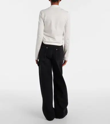 Courreges Courrèges Cropped cotton shirt | Thumbnail 3