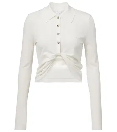Courreges Courrèges Cropped cotton shirt | Thumbnail 1