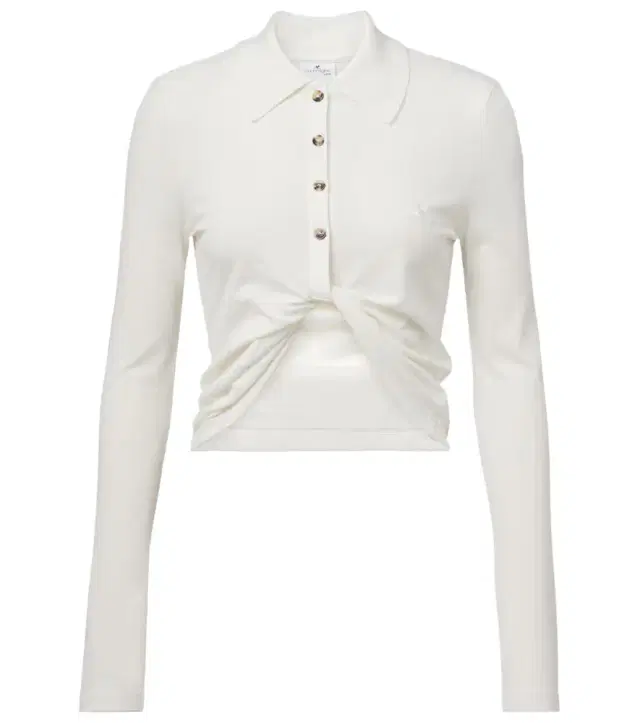 Courreges Courrèges Cropped cotton shirt