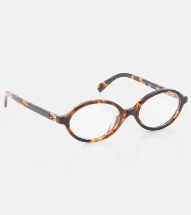 Miu Miu Oval glasses | Thumbnail 4 Miu Miu Oval glasses | Thumbnail 4