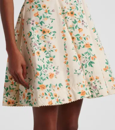Agua by Agua Bendita Mati floral cotton poplin minidress | Thumbnail 2