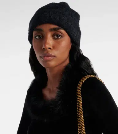 Balenciaga BB wool-blend beanie | Thumbnail 3 Balenciaga BB wool-blend beanie | Thumbnail 3