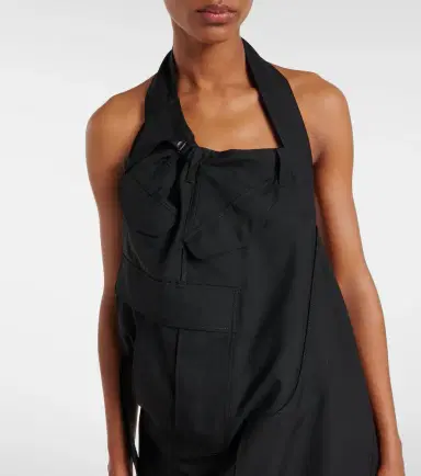 Junya Watanabe Halterneck wool midi dress | Thumbnail 2 Junya Watanabe Halterneck wool midi dress | Thumbnail 2