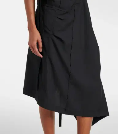Junya Watanabe Halterneck wool midi dress | Thumbnail 3 Junya Watanabe Halterneck wool midi dress | Thumbnail 3