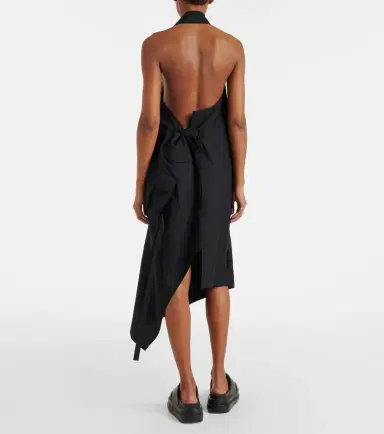 Junya Watanabe Halterneck wool midi dress | Thumbnail 5 Junya Watanabe Halterneck wool midi dress | Thumbnail 5