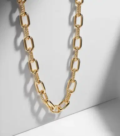David Yurman DY Madison 18kt gold chain necklace | Thumbnail 5