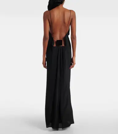 ADRIANA DEGREAS Inamorata open-back maxi dress | Thumbnail 2