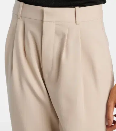 Saint Laurent Pleated wool wide-leg pants | Thumbnail 3