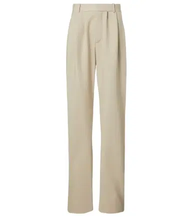 Saint Laurent Pleated wool wide-leg pants | Thumbnail 1