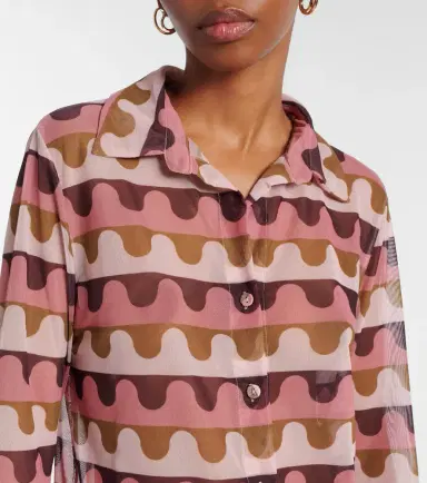 ADRIANA DEGREAS Giardino printed shirt | Thumbnail 2