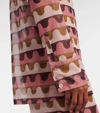 ADRIANA DEGREAS Giardino printed shirt | Thumbnail 4