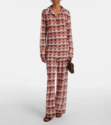 ADRIANA DEGREAS Giardino printed shirt | Thumbnail 5