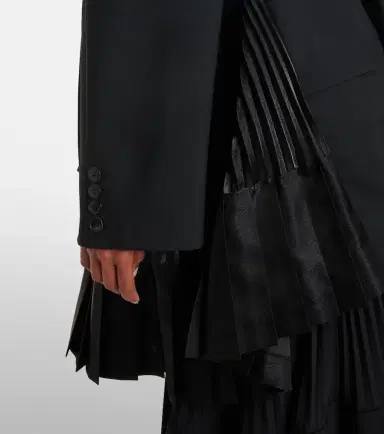 Junya Watanabe Pleated wool blazer dress | Thumbnail 2 Junya Watanabe Pleated wool blazer dress | Thumbnail 2