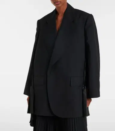 Junya Watanabe Pleated wool blazer dress | Thumbnail 3 Junya Watanabe Pleated wool blazer dress | Thumbnail 3