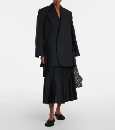 Junya Watanabe Pleated wool blazer dress | Thumbnail 4 Junya Watanabe Pleated wool blazer dress | Thumbnail 4