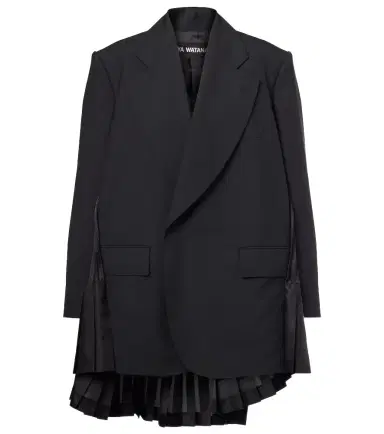 Junya Watanabe Pleated wool blazer dress | Thumbnail 1 Junya Watanabe Pleated wool blazer dress | Thumbnail 1