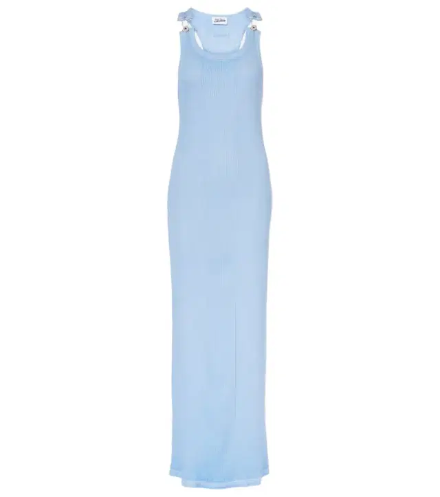 Jean Paul Gaultier Cotton jersey maxi dress