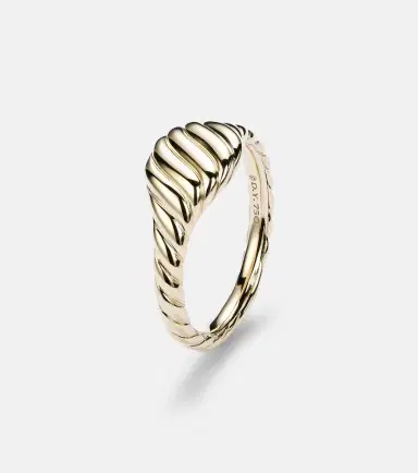 David Yurman Sculpted Cable 18kt gold pinky ring | Thumbnail 2 David Yurman Sculpted Cable 18kt gold pinky ring | Thumbnail 2