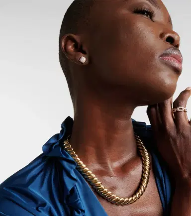 David Yurman Sculpted Cable 18kt gold necklace | Thumbnail 4