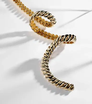 David Yurman Sculpted Cable 18kt gold necklace | Thumbnail 5