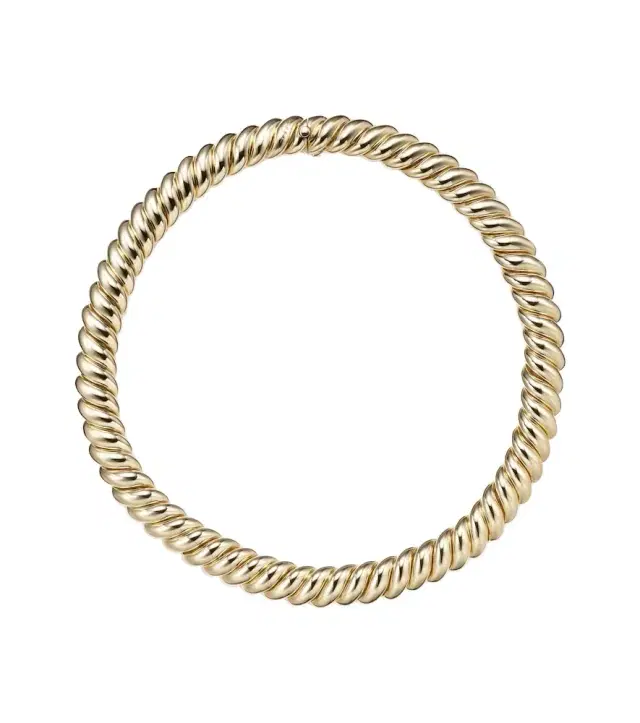 David Yurman Sculpted Cable 18kt gold necklace