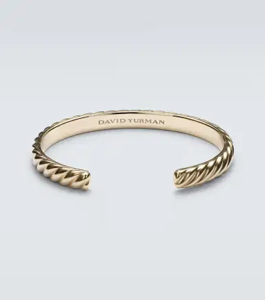 David Yurman Sculpted Cable 18kt gold cuff bracelet | Thumbnail 2