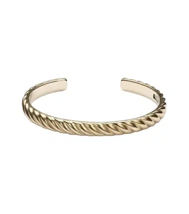 David Yurman Sculpted Cable 18kt gold cuff bracelet | Thumbnail 1