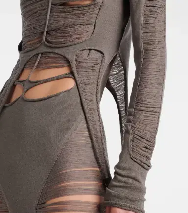Rick Owens Distressed wool top | Thumbnail 4