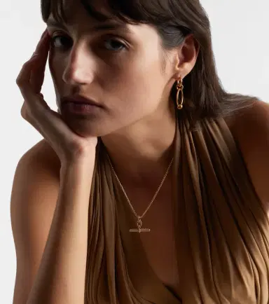 David Yurman DY Madison 18kt gold pendant with diamonds | Thumbnail 2