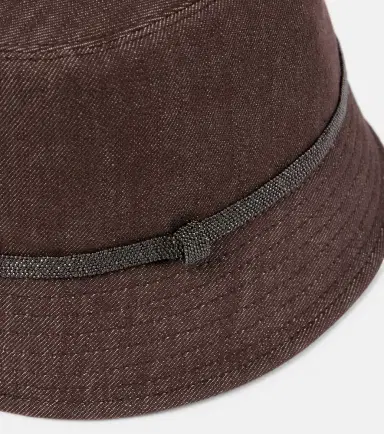 Brunello Cucinelli Monili denim bucket hat | Thumbnail 2