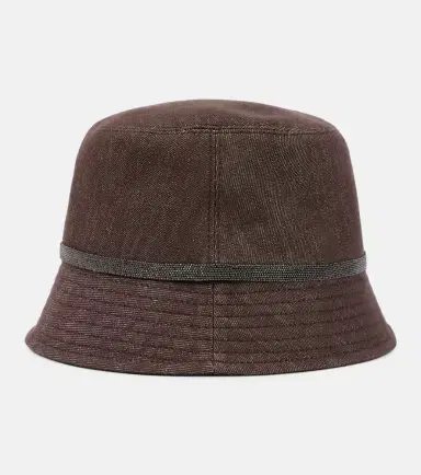 Brunello Cucinelli Monili denim bucket hat | Thumbnail 3