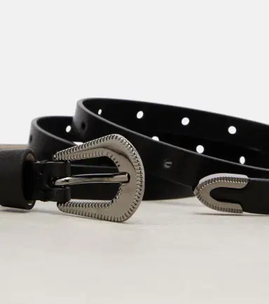 Brunello Cucinelli Slim leather belt | Thumbnail 2