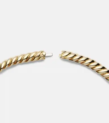 David Yurman Sculpted Cable 18kt gold choker | Thumbnail 3