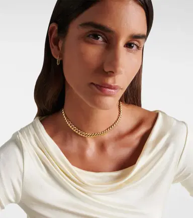David Yurman Sculpted Cable 18kt gold choker | Thumbnail 4