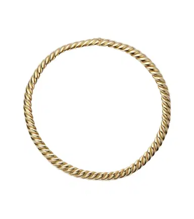 David Yurman Sculpted Cable 18kt gold choker | Thumbnail 1