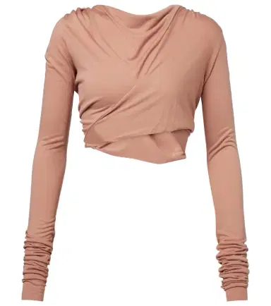Rick Owens Jade jersey crop top | Thumbnail 1